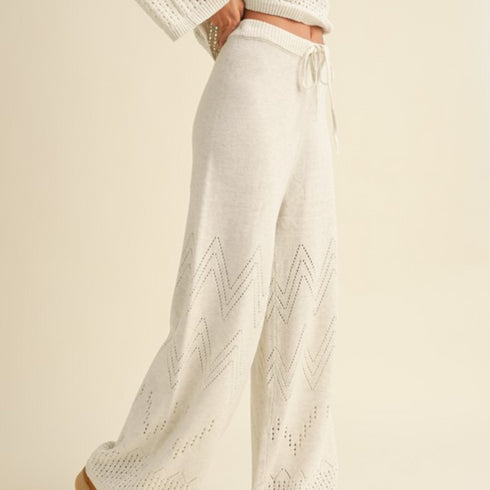 Women's Lounge Crochet Knitted Set